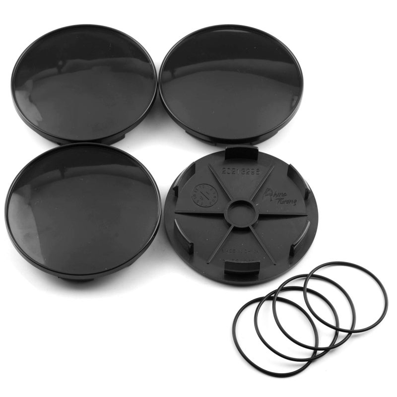RTRHINOTUNING 68mm Wheel Center Caps for 20" SRT Replica, 17" TE37, ze40, XXR 521, 4pcs OD-68mm(2.67"), ID-62mm(2.42") - Image 1
